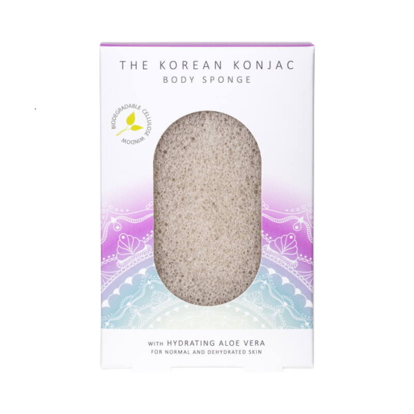 Mandala Konjac Body Sponge Aloe Vera spugna konjac corpo