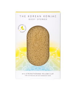 Mandala Body Sponge Yellow Clay