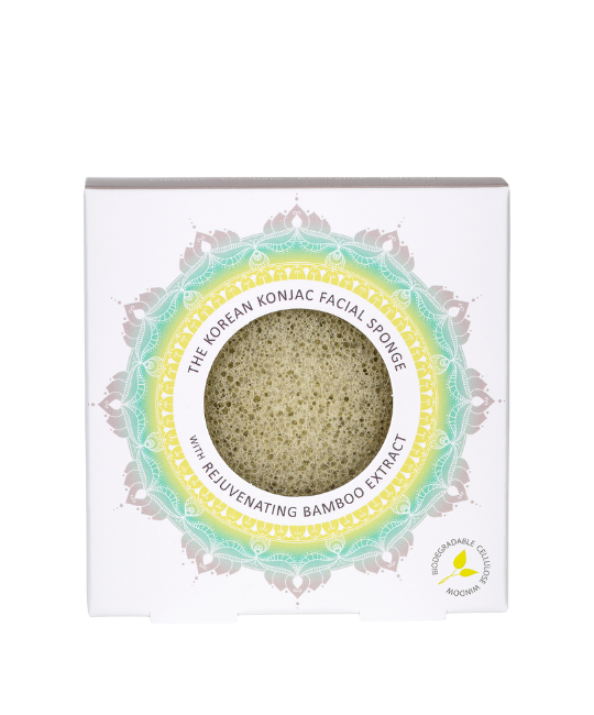 Mandala Konjac Facial Sponge Bamboo Extract spugna viso